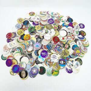 Vintage 90s POGS Assorted Lot Collection 1.94 Pounds Including Slammers